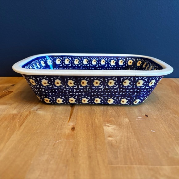 Polish Pottery Small Baking Dish - Picture 2 of 6